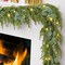 6FT Real Touch Pine Garland Christmas Decoration,Artificial Faux Cedar Garland for Christmas Table Fireplace Mentle Wall Home Decoration